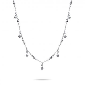 petsios Necklace with zircon stones