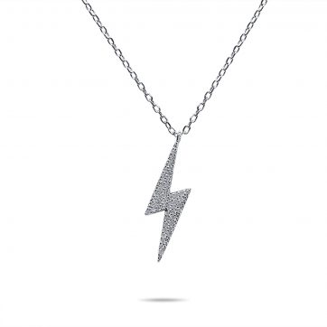 petsios Κολιέ με πέτρες ζιργκόν