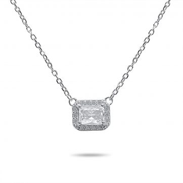 petsios Κολιέ με πέτρες ζιργκόν