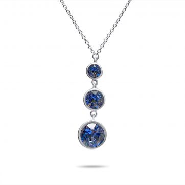 petsios Κολιέ με πέτρες ζιργκόν