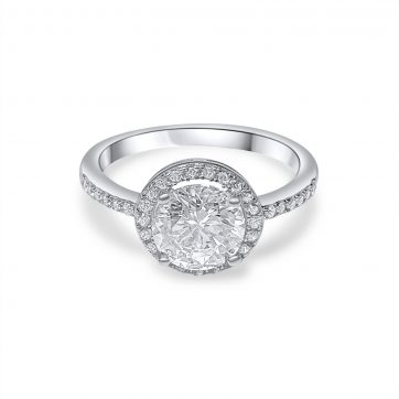 petsios Δαχτυλίδι με πέτρες ζιργκόν