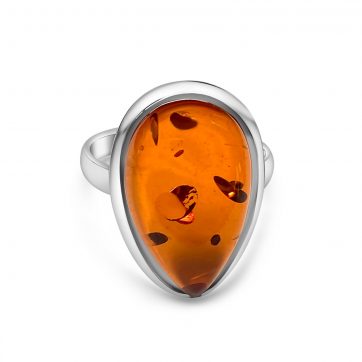 petsios Ring with amber