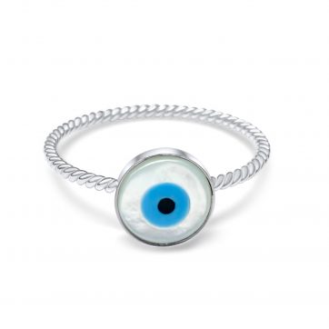 petsios Eye ring with mother of pearl