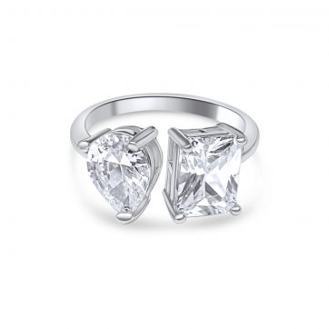 petsios Δαχτυλίδι με πέτρες ζιργκόν