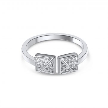 petsios Δαχτυλίδι με πέτρες ζιργκόν