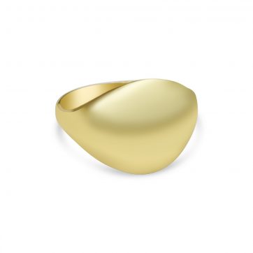petsios Δαχτυλίδι λουστρέ επίχρυσο 