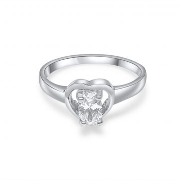 petsios Μονόπετρο δαχτυλίδι με ζιργκόν πέτρα