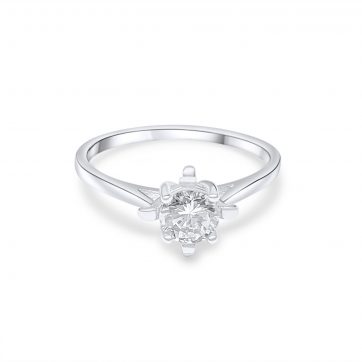 petsios Μονόπετρο δαχτυλίδι με ζιργκόν πέτρα