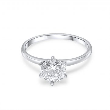 petsios Μονόπετρο δαχτυλίδι με ζιργκόν πέτρα