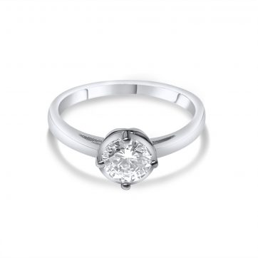 petsios Μονόπετρο δαχτυλίδι με ζιργκόν πέτρα