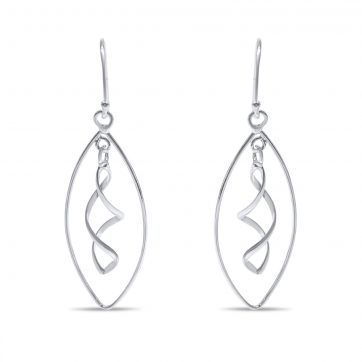 petsios Σκουλαρίκια κρεμαστά έλικες