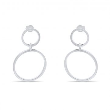 petsios Σκουλαρίκια κρεμαστοί κύκλοι