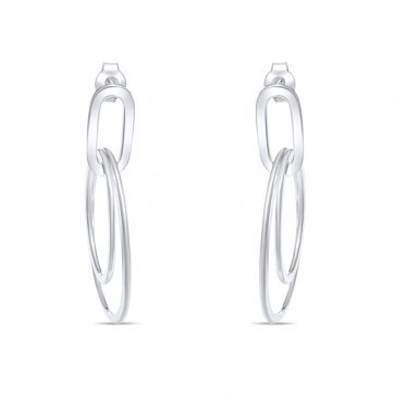 petsios Σκουλαρίκια κρεμαστοί κύκλοι