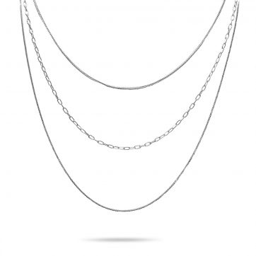 petsios Triple chain necklace