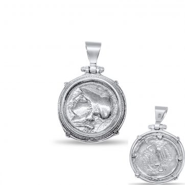 petsios Κρεμαστό διπλής όψης με τη θεά Αθηνά και τη θεά Νίκη