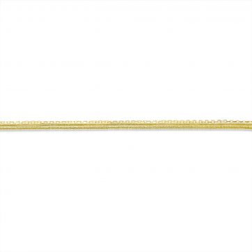 petsios Βραχιόλι επίχρυσο διπλή αλυσίδα 