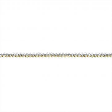 petsios Βραχιόλι επίχρυσο με πέτρες ζιργκόν