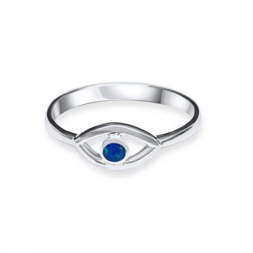 petsios Δαχτυλίδι μάτι με πέτρα όπαλ