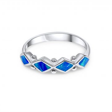 petsios Δαχτυλίδι με πέτρες όπαλ