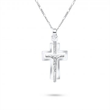 petsios Ανδρικός σταυρός με τον εσταυρωμένο