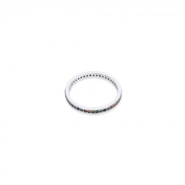 petsios Δαχτυλίδι ριβιέρα με πέτρες ζιργκόν