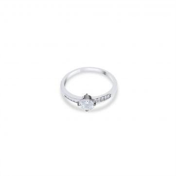 petsios Δαχτυλίδι με πέτρες ζιργκόν