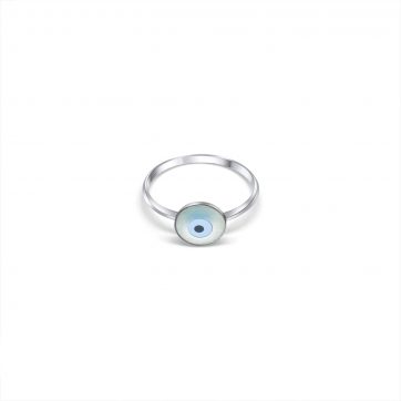 petsios Δαχτυλίδι μάτι με φίλντισι