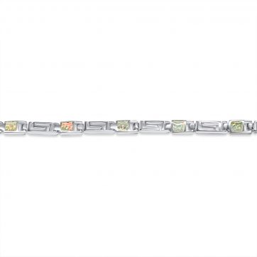 petsios Βραχιόλι με λευκό όπαλ και μαίανδρο