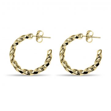 petsios Gold plated steel hoops