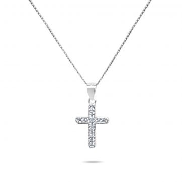 petsios Σταυρός με ζιργκόν πέτρες