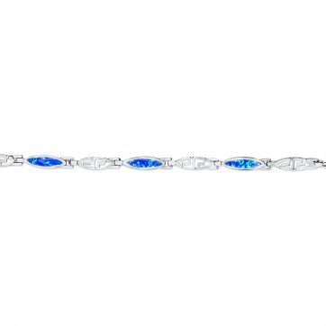 petsios Βραχιόλι με πέτρες όπαλ και μαίανδρο