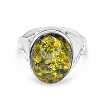 petsios Δαχτυλίδι με κεχριμπάρι