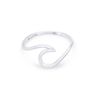 petsios Δαχτυλίδι κύμα λουστρέ