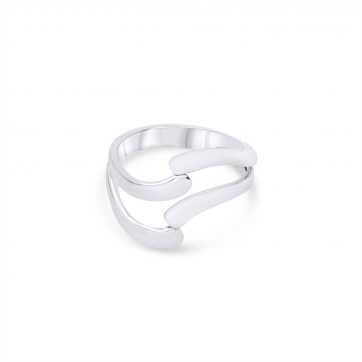 petsios Δαχτυλίδι με συνδυασμό λουστρέ και ματ