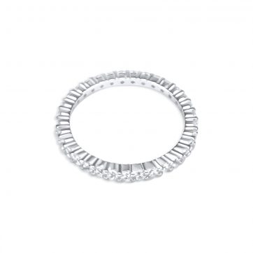 petsios Δαχτυλίδι ριβιέρα με πέτρες ζιργκόν