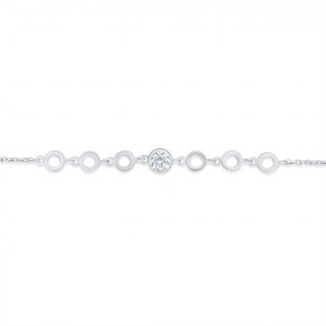 petsios Βραχιόλι με πέτρα ζιργκόν