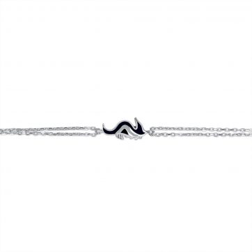 petsios Βραχιόλι ιππόκαμπος με σμάλτο