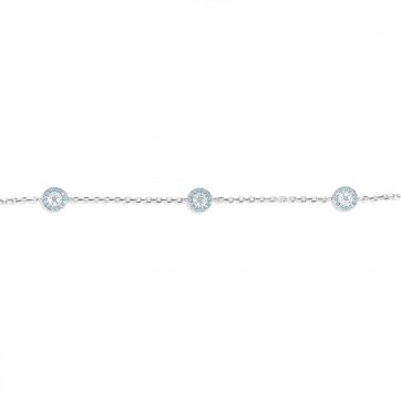 petsios Βραχιόλι μάτι με πέτρες ζιργκόν και τιρκουάζ