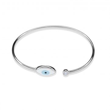 petsios Βραχιόλι κύκλος με μάτι και πέτρα ζιργκόν