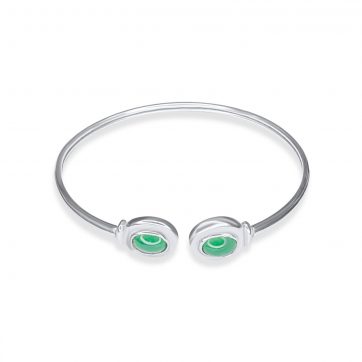 petsios Βραχιόλι κύκλος με πέτρες αχάτη