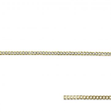 petsios Βραχιόλι αλυσίδα διπλής όψης επίχρυση