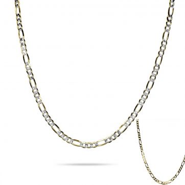 petsios Αλυσίδα λαιμού διπλής όψης επίχρυση