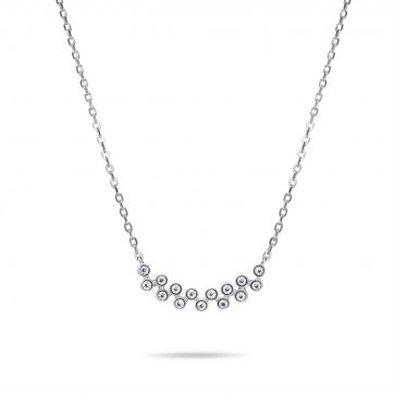 petsios Κολιέ με πέτρες ζιργκόν