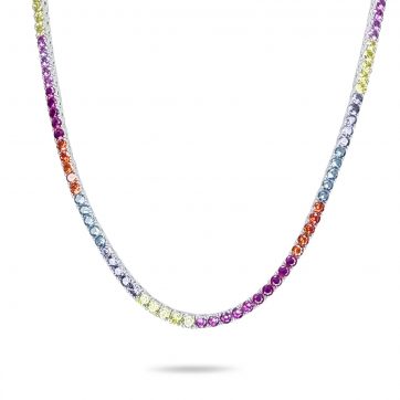 petsios Necklace with zircon stones