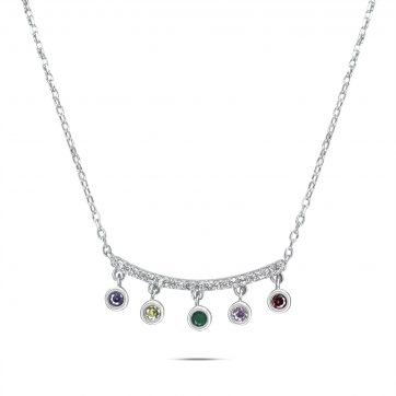 petsios Necklace with zircon stones