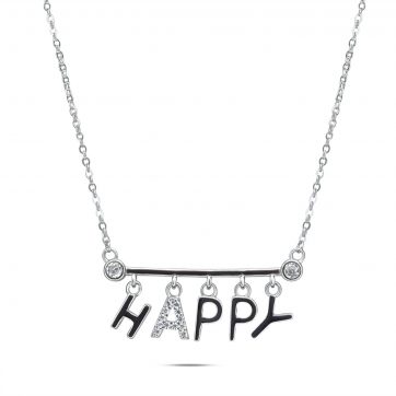 petsios Necklace with zircon stones