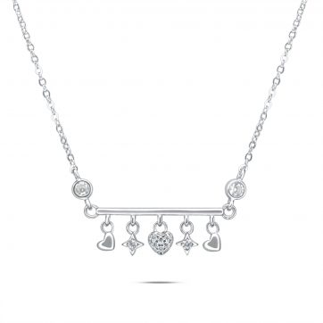 petsios Necklace with zircon stones