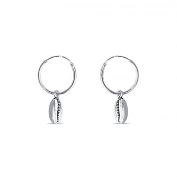 petsios Σκουλαρίκια κρεμαστά με κοχύλι