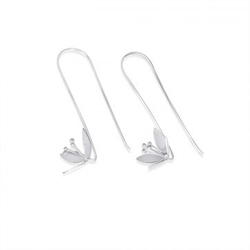 petsios Σκουλαρίκια κρεμαστά λουλούδι