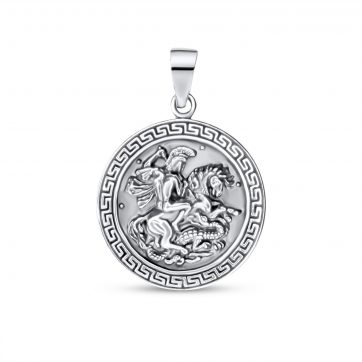 petsios Κρεμαστό ιππέα που σκοτώνει δράκο και μαίανδρος